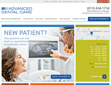 Tablet Screenshot of brandondentistry.com